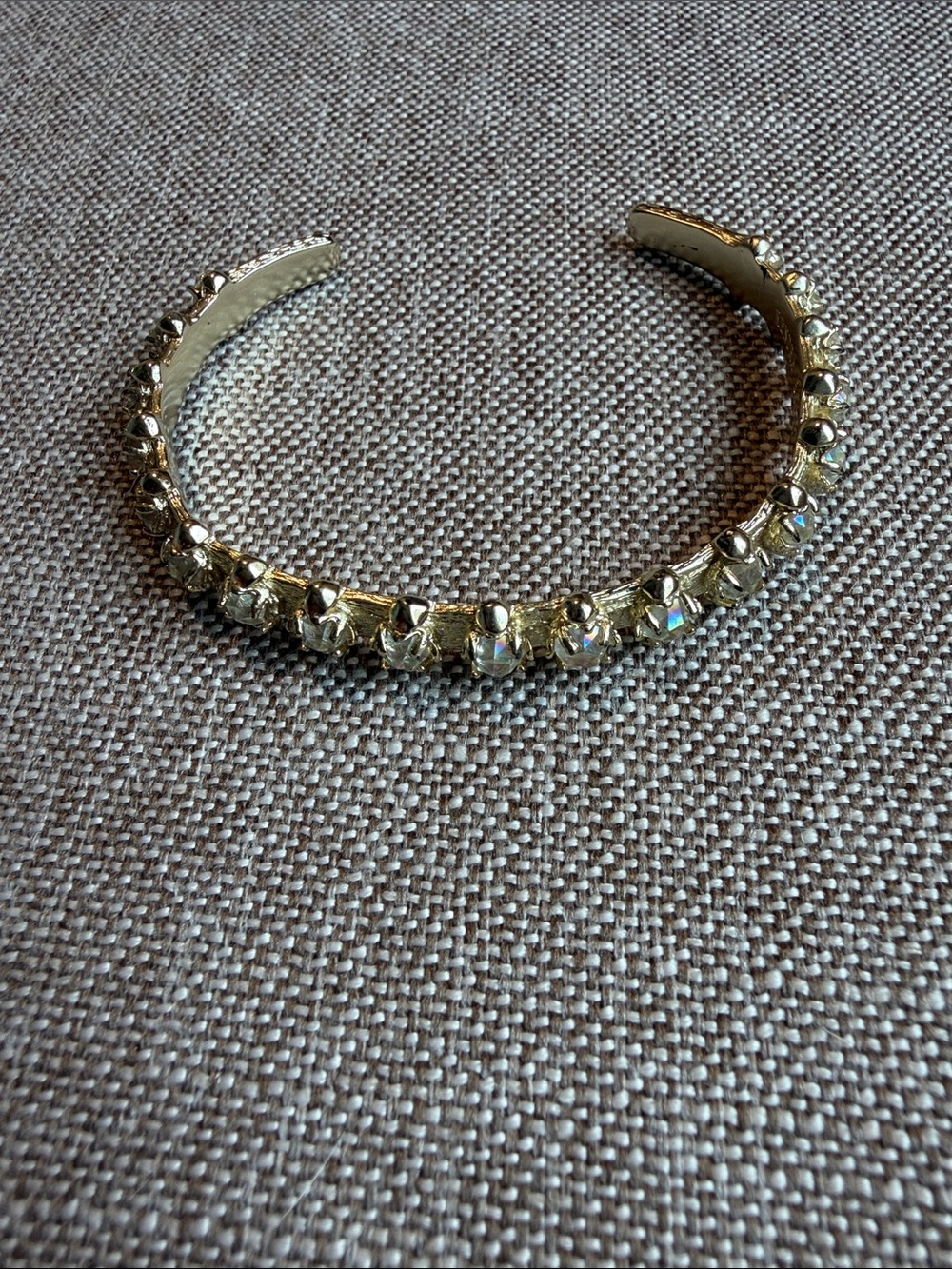Kendra Scott Keziah Golden Obsidian Vintage Gold Cuff Bracelet